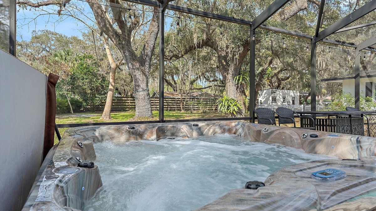 Bearded Oaks |带加热泳池+热水浴缸的绿洲！