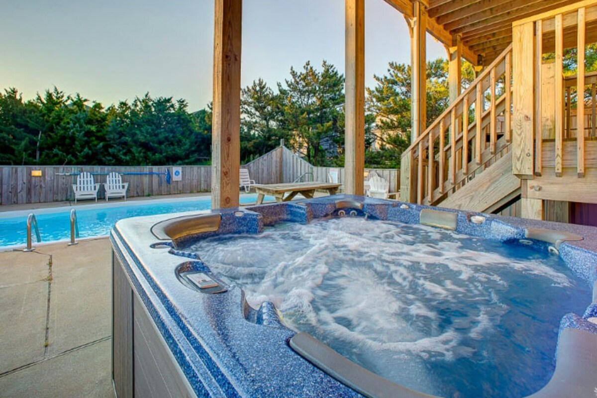 5卧室海景，带私人泳池和热水浴池