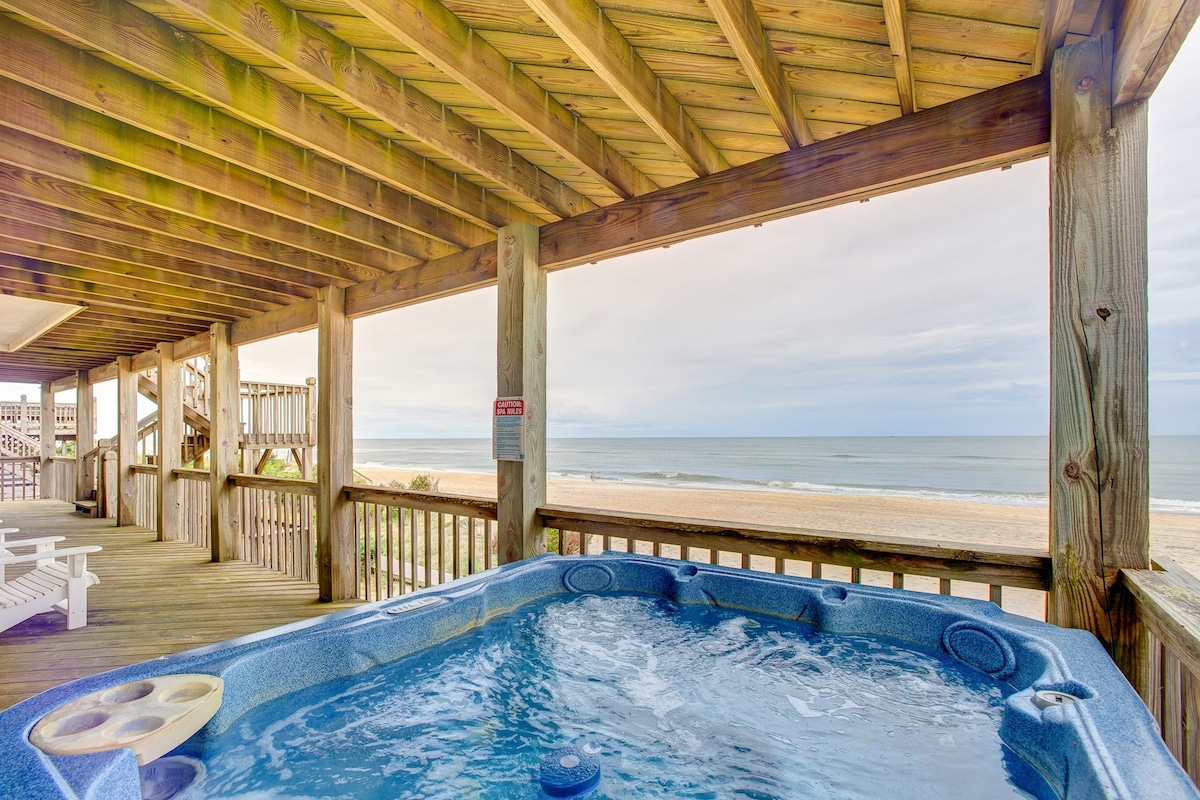 5BR Oceanfront | Pool | Hot Tub | Balcony