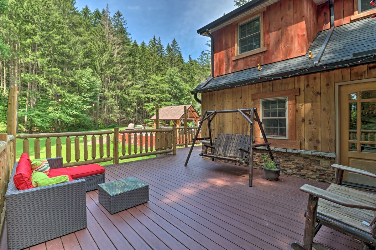 Spacious Escape w/ Deck & Ponds Near Skiing!