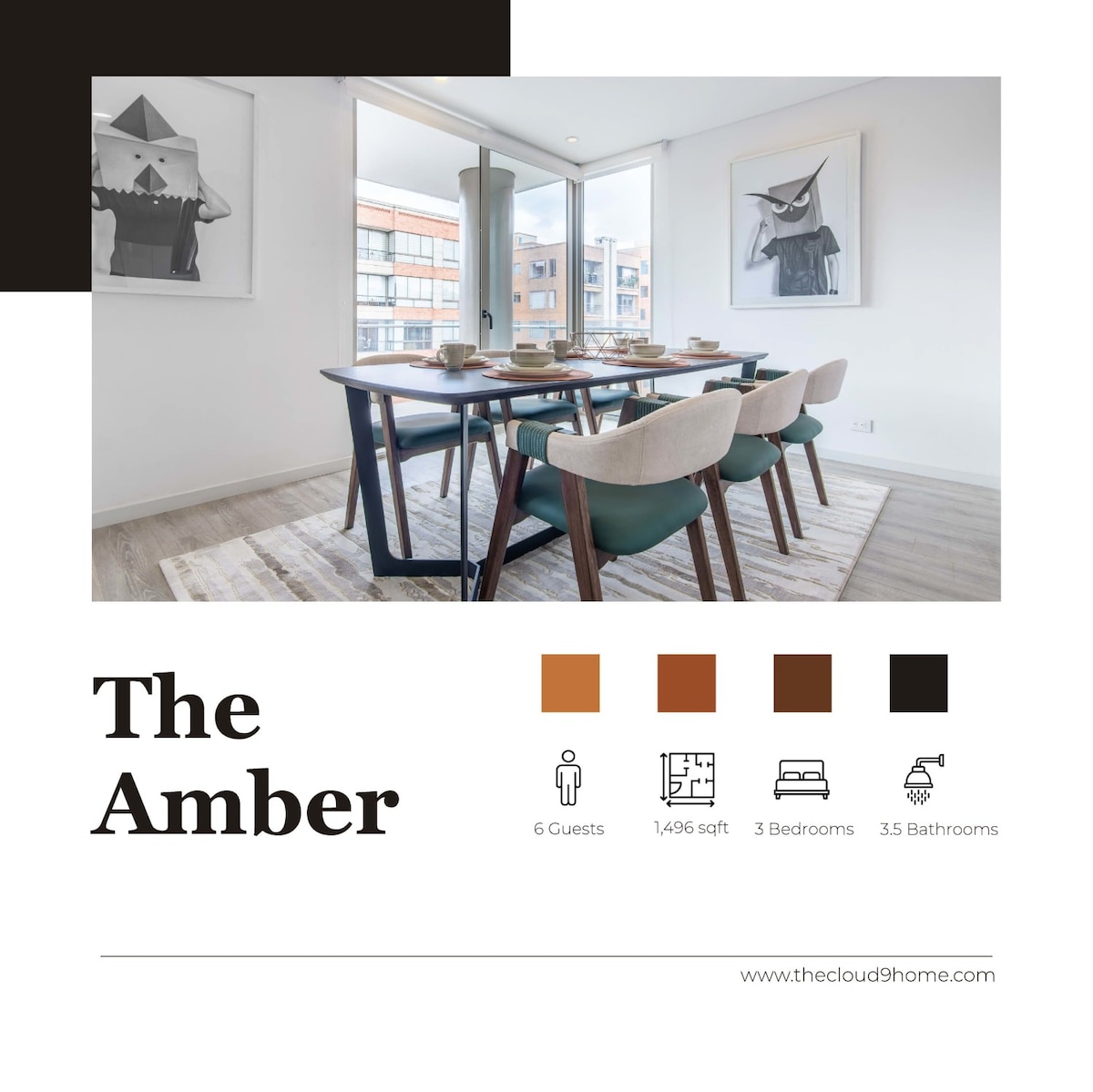 Cloud 9 | Big & Spacious | The Amber