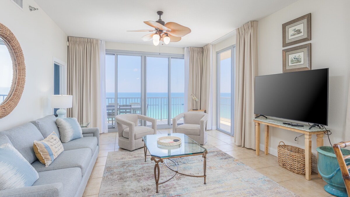Penthouse on 17th floor -Large 4 Bedroom with Gulf