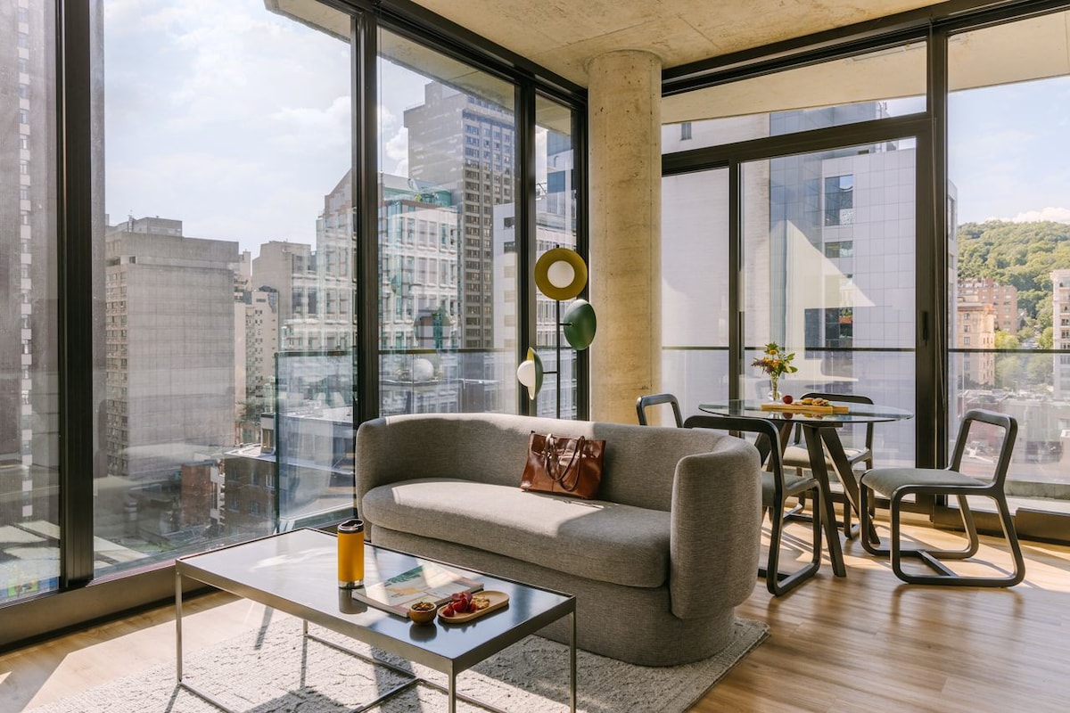 Sonder Maisonneuve |带阳台的绝佳2卧室公寓
