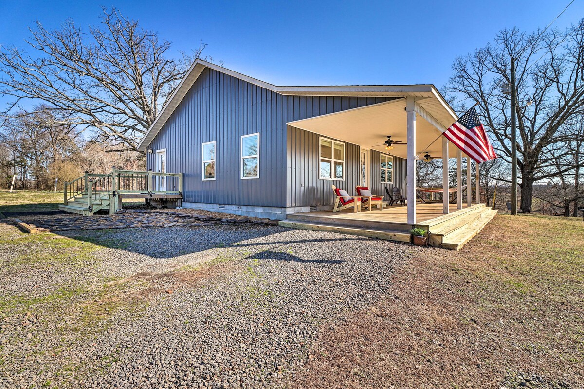 Greers Ferry Retreat w/ Deck & Stocked Pond!