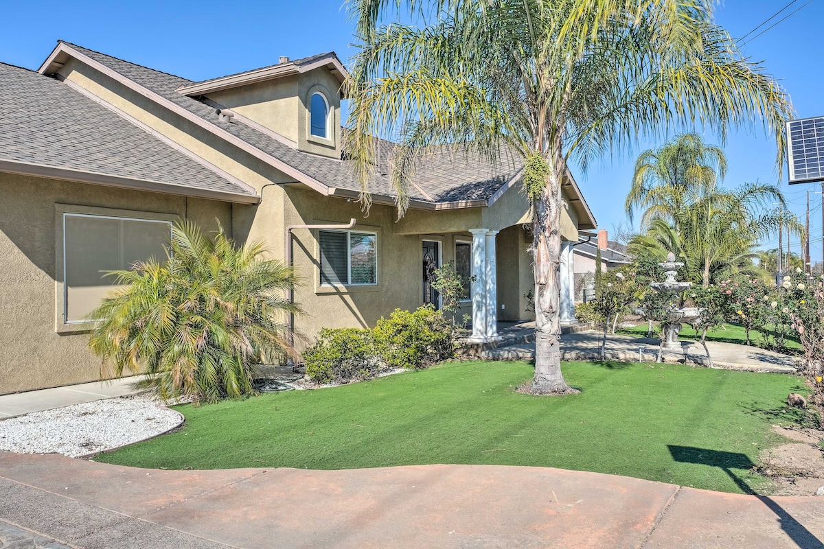 Manteca Home w/ Gated Yard ~ 2 Mi to Downtown