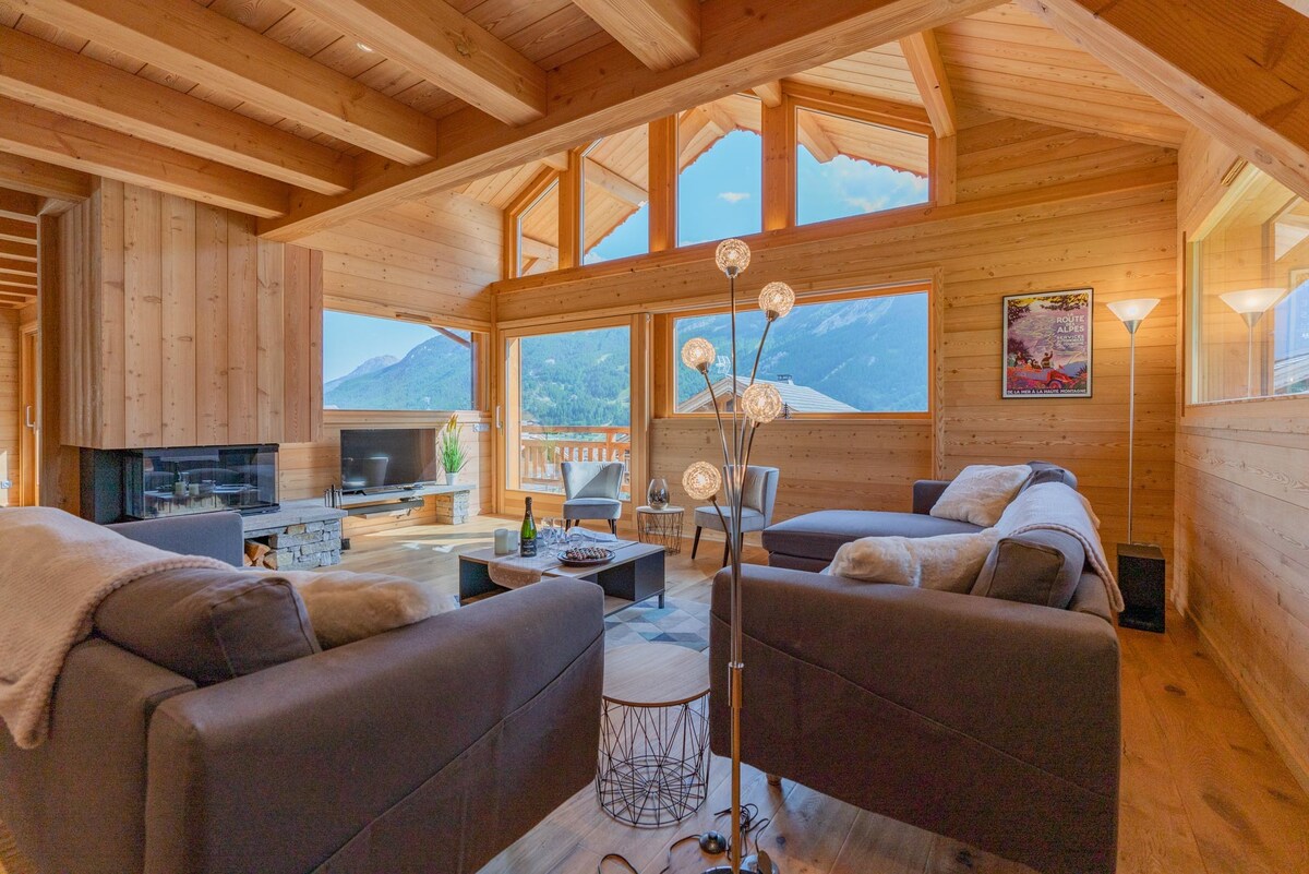 Chalet Luxe Aigle pour 14 pers à Monetier Les Bain