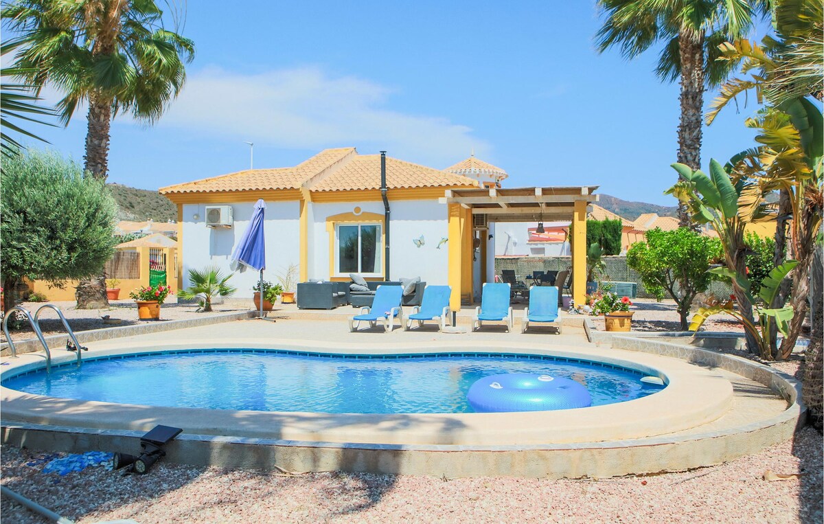 Amazing home in Mazarron with swimming pool