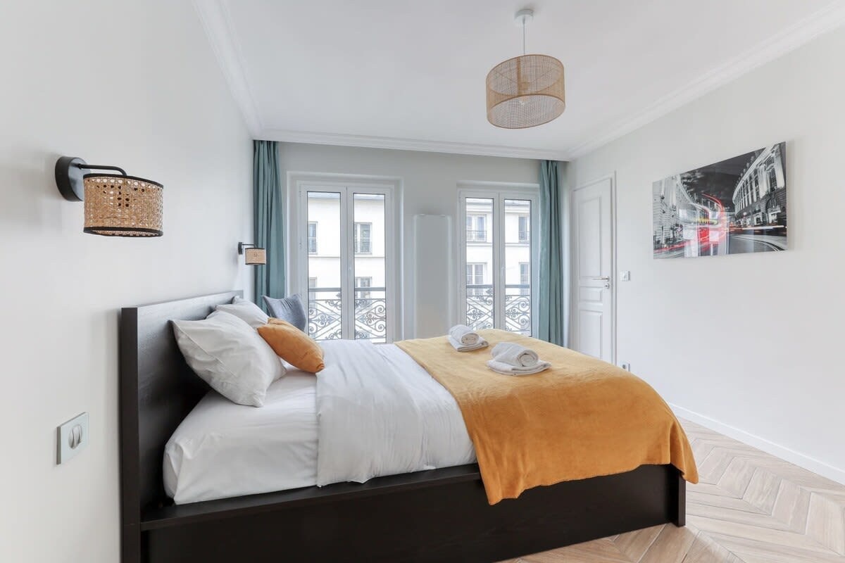 全新设计2卧室公寓-巴黎黄金地段