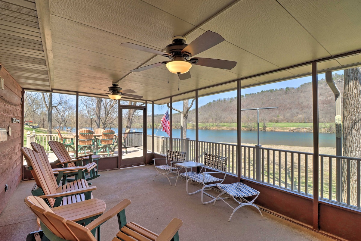 Scenic Riverview Getaway w/ Screened Porch!