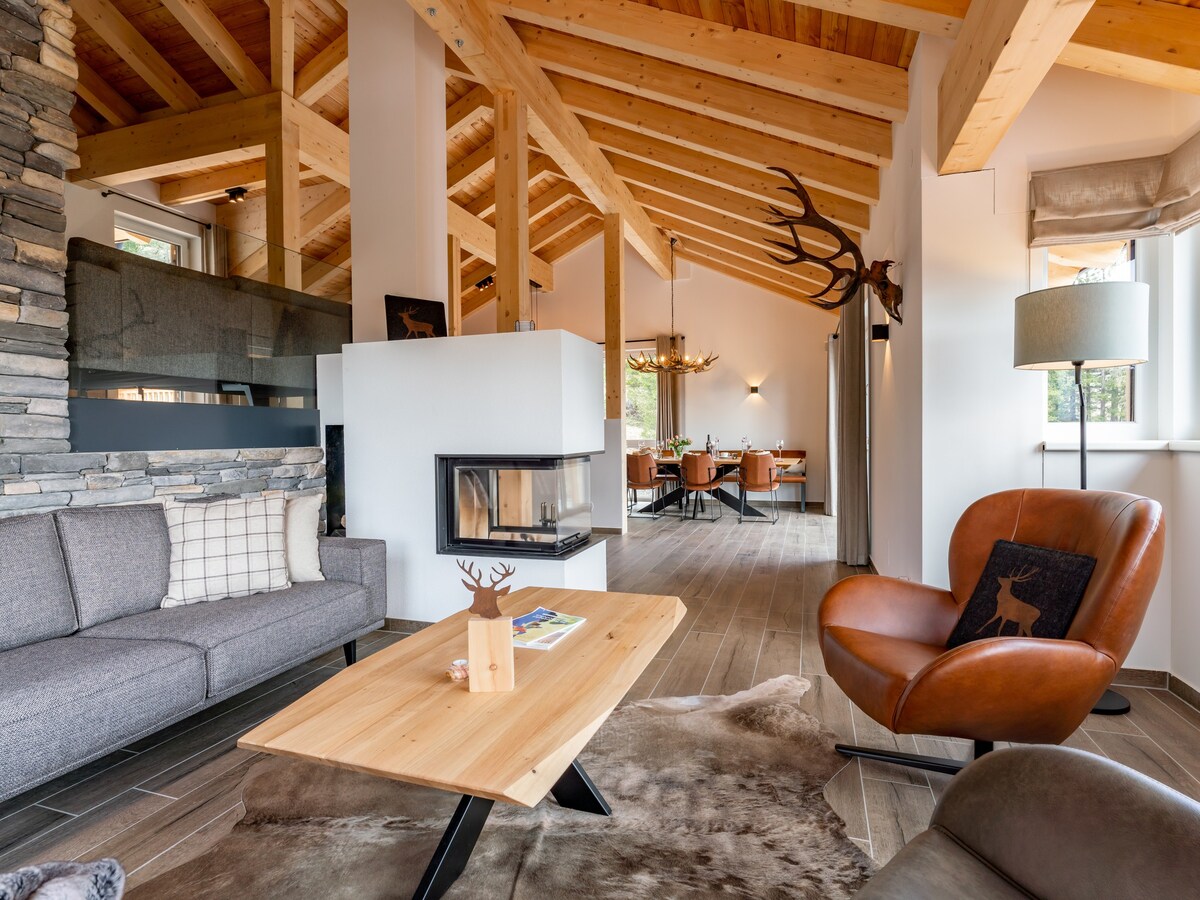 Luxurious chalet with sauna, near the ski slope