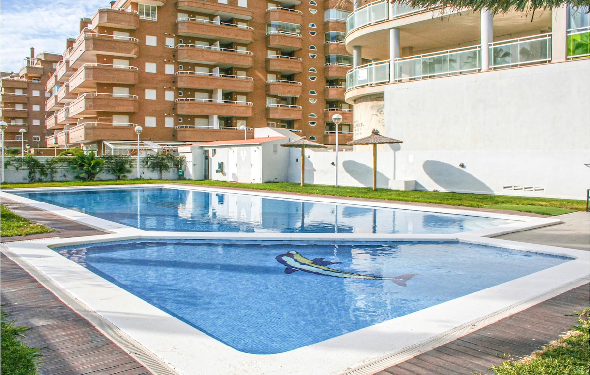 Amazing apartment in Oropesa del Mar with sauna