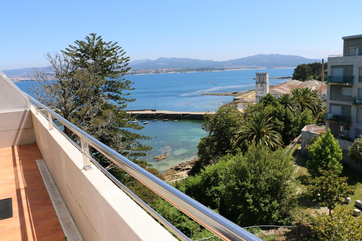 Ático con vistas a la ría en Cangas