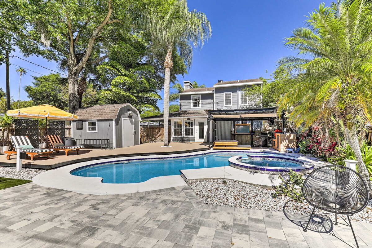 Bright Tampa Home w/ Stunning Backyard Oasis!