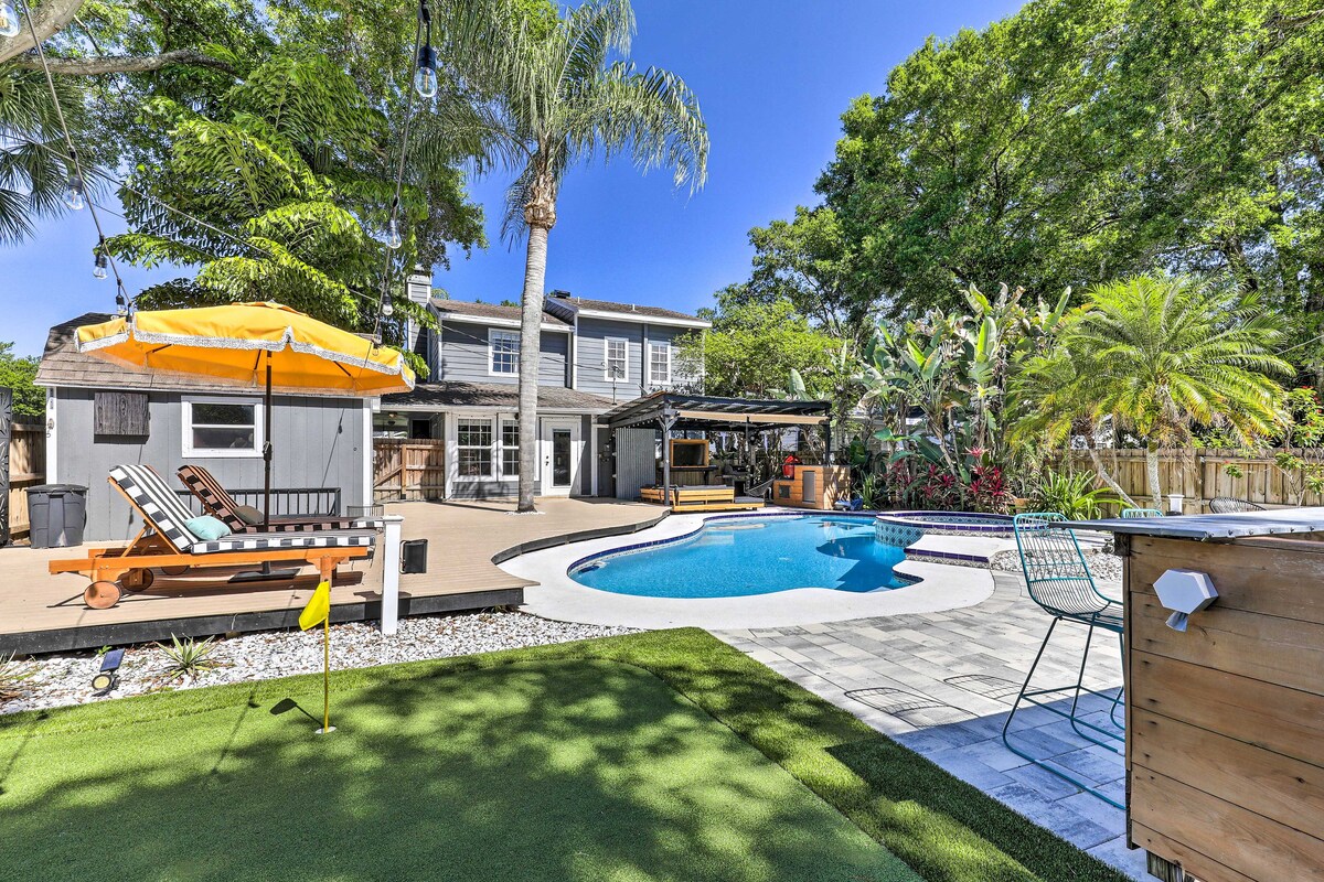 Bright Tampa Home w/ Stunning Backyard Oasis!
