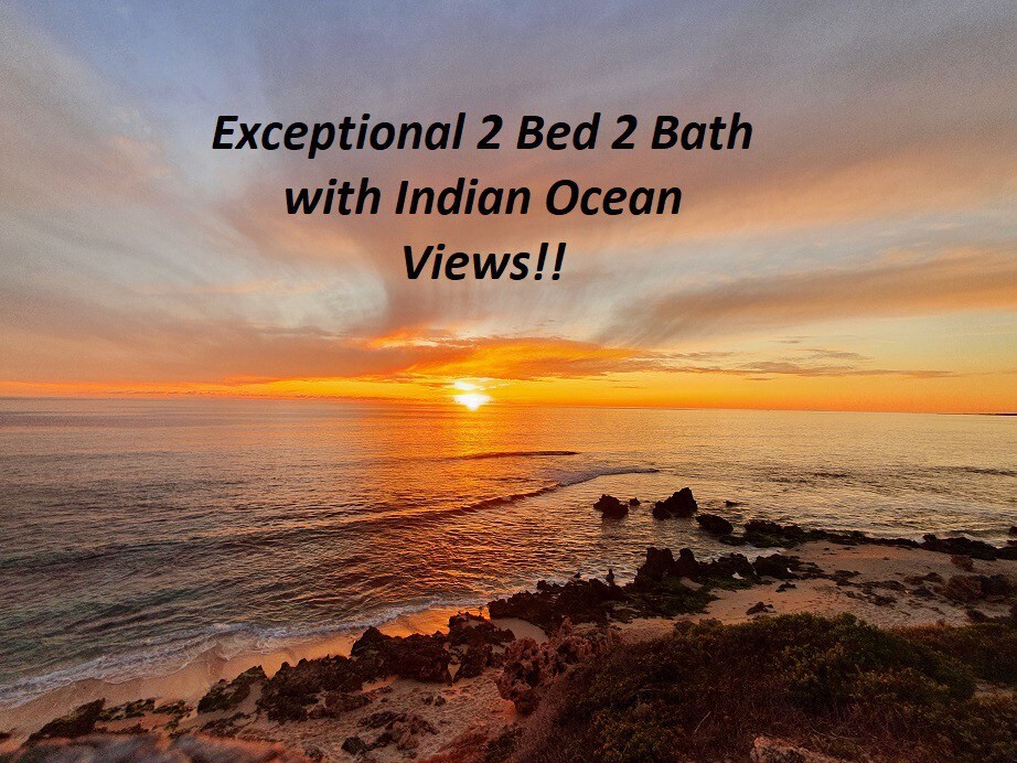 卓越的2卧2间2间浴室，可欣赏海景！