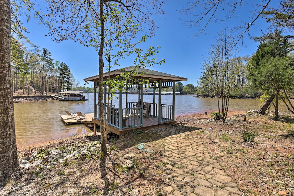 Pet-Friendly Wedowee Home with Hot Tub + Dock!