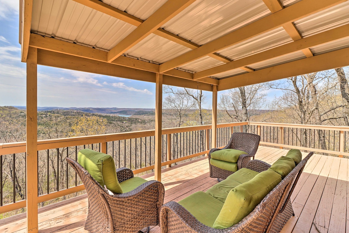 Eureka Springs Gem: 2 Decks, Mtn + Lake Views