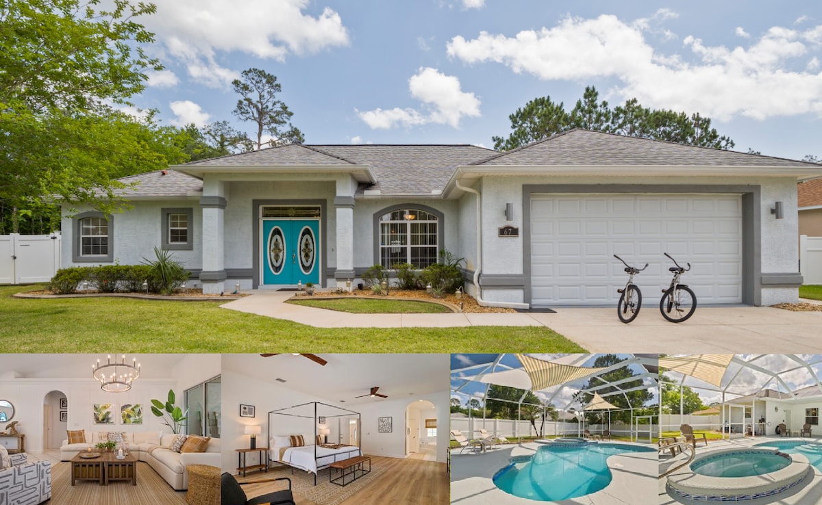 "Villa Las Palmas" Beautiful Fenced-in Pool Home