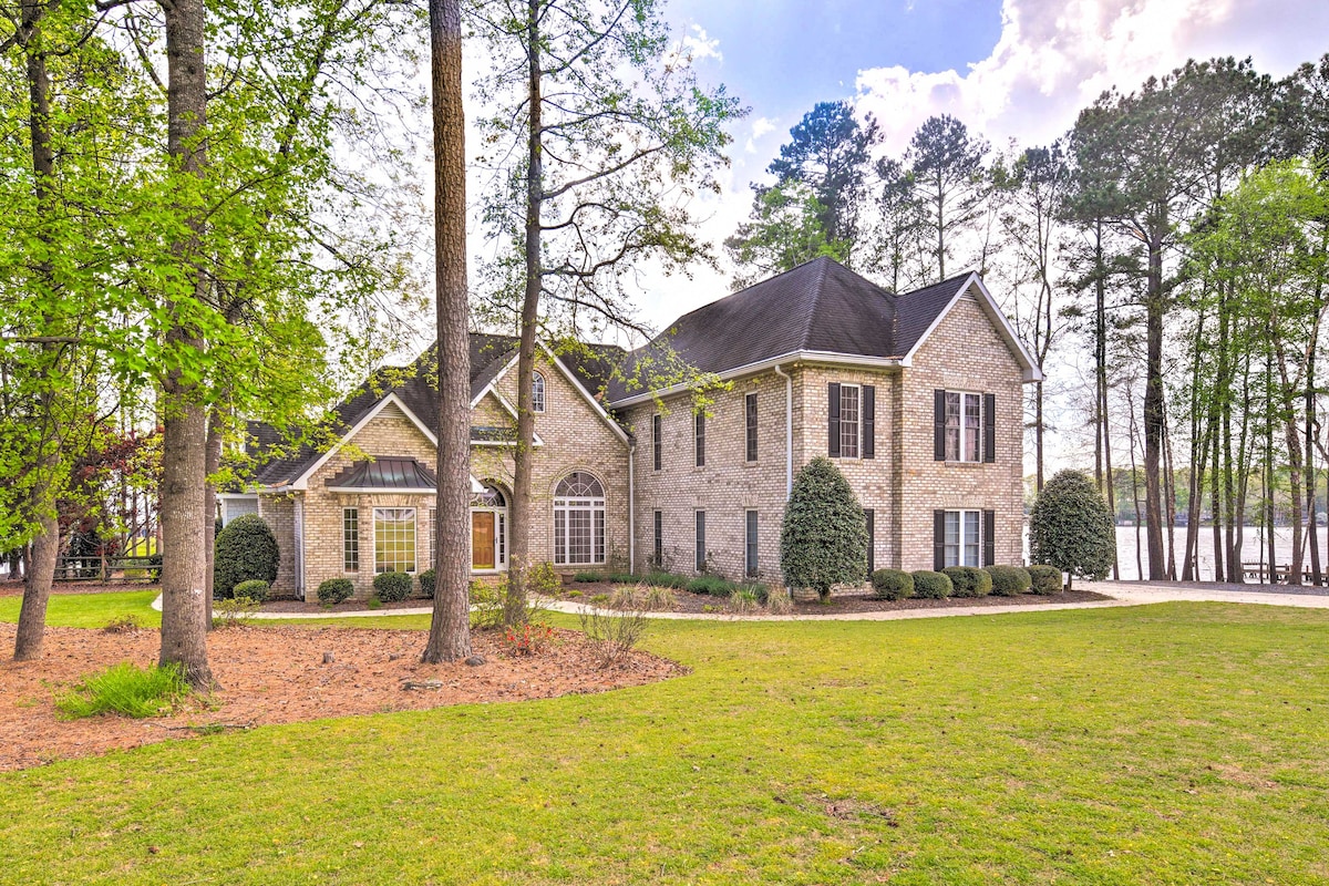 Grand Mt Gilead Villa on Lake Tillery w/ Dock