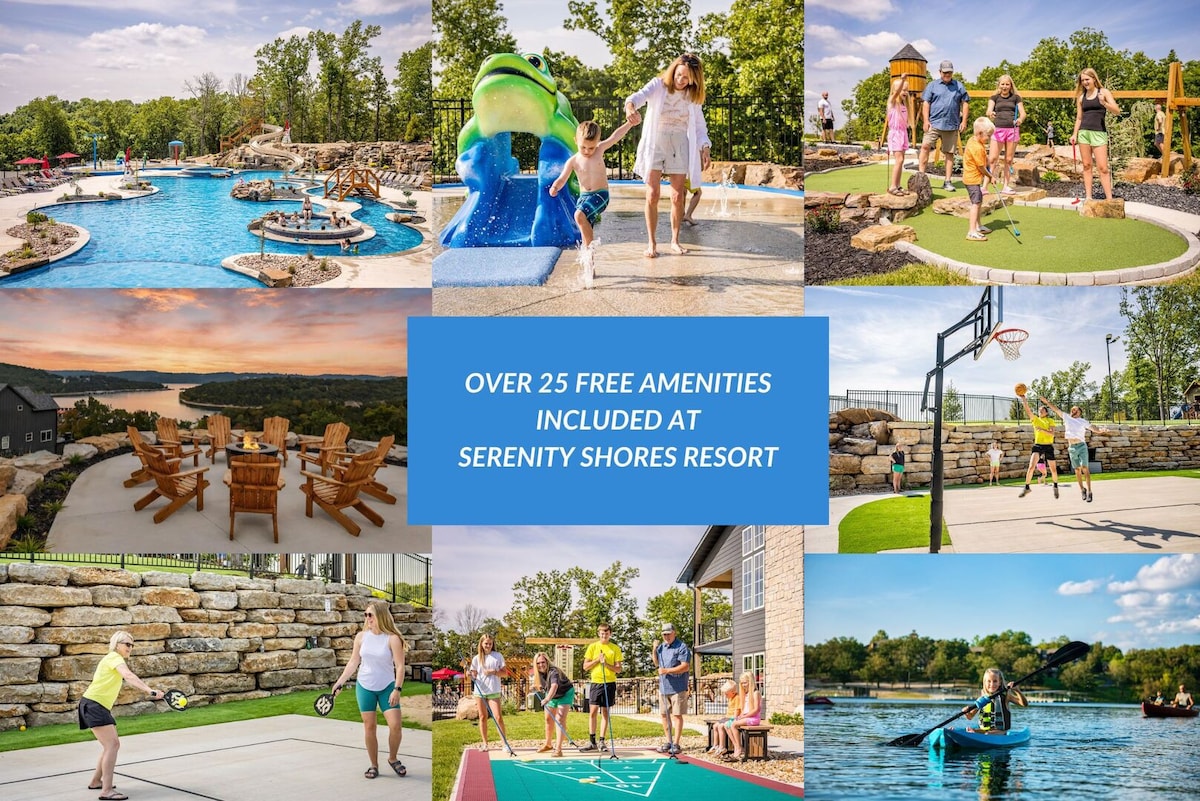 NEW! Lakefront Branson Resort Amenities & Pools