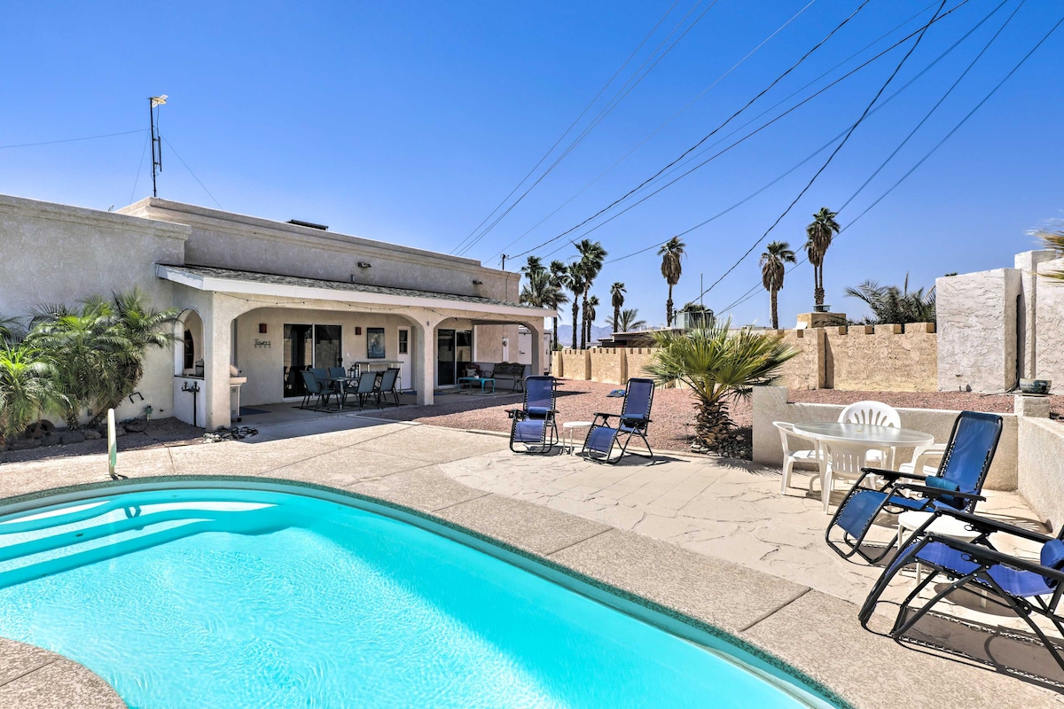 Lake Havasu City Abode w/ Pool + Mtn Views!