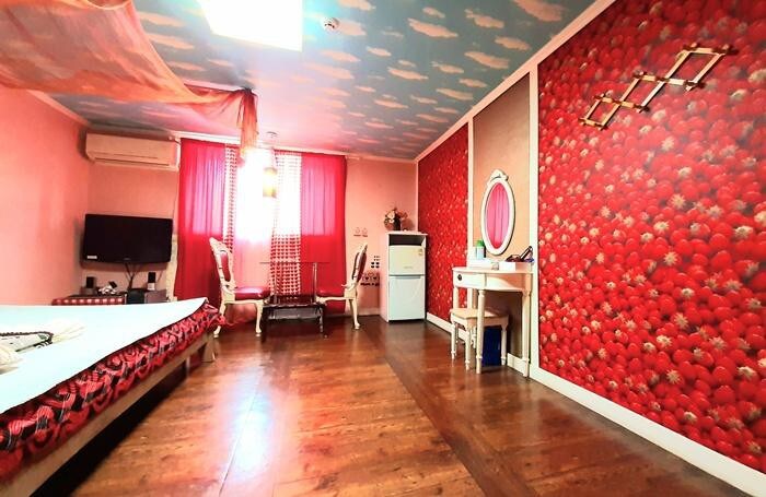 舒适整洁的房间，草莓（ 307 ）单间卧室