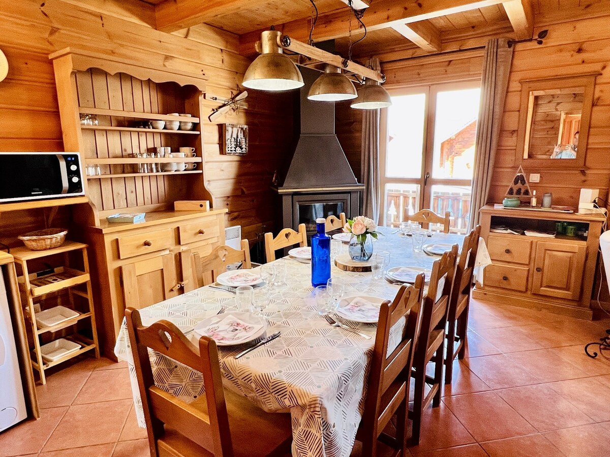 Chalet for 7 ppl. with shared pool and sauna