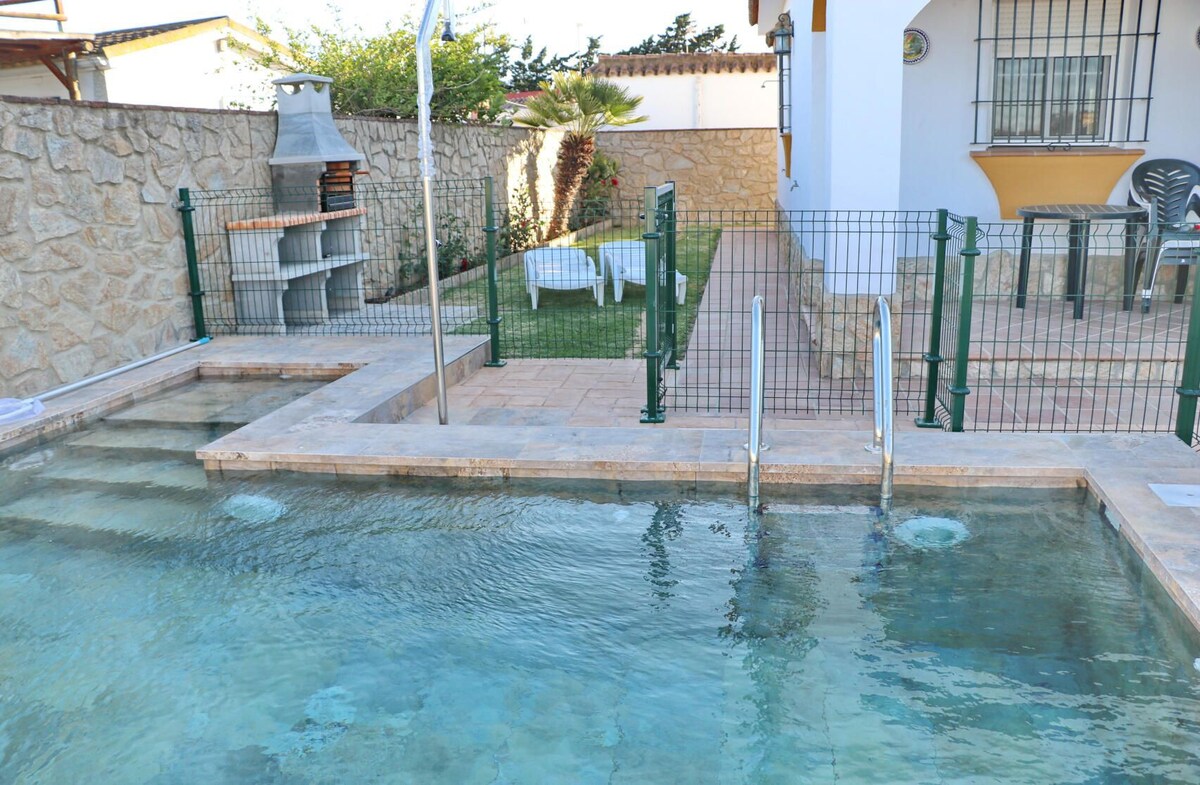 Casa con piscina privada en la playa del Palmar 08