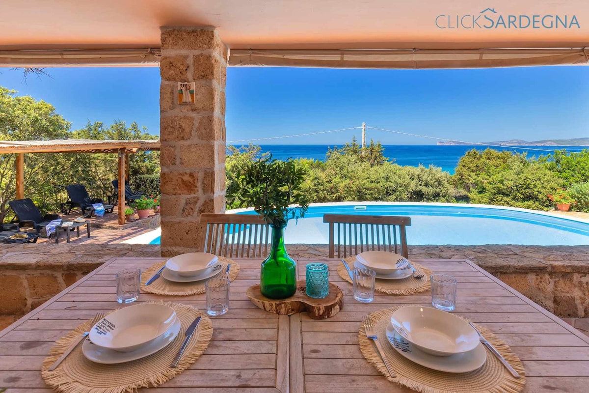 Villa Julia sea view with independent pool