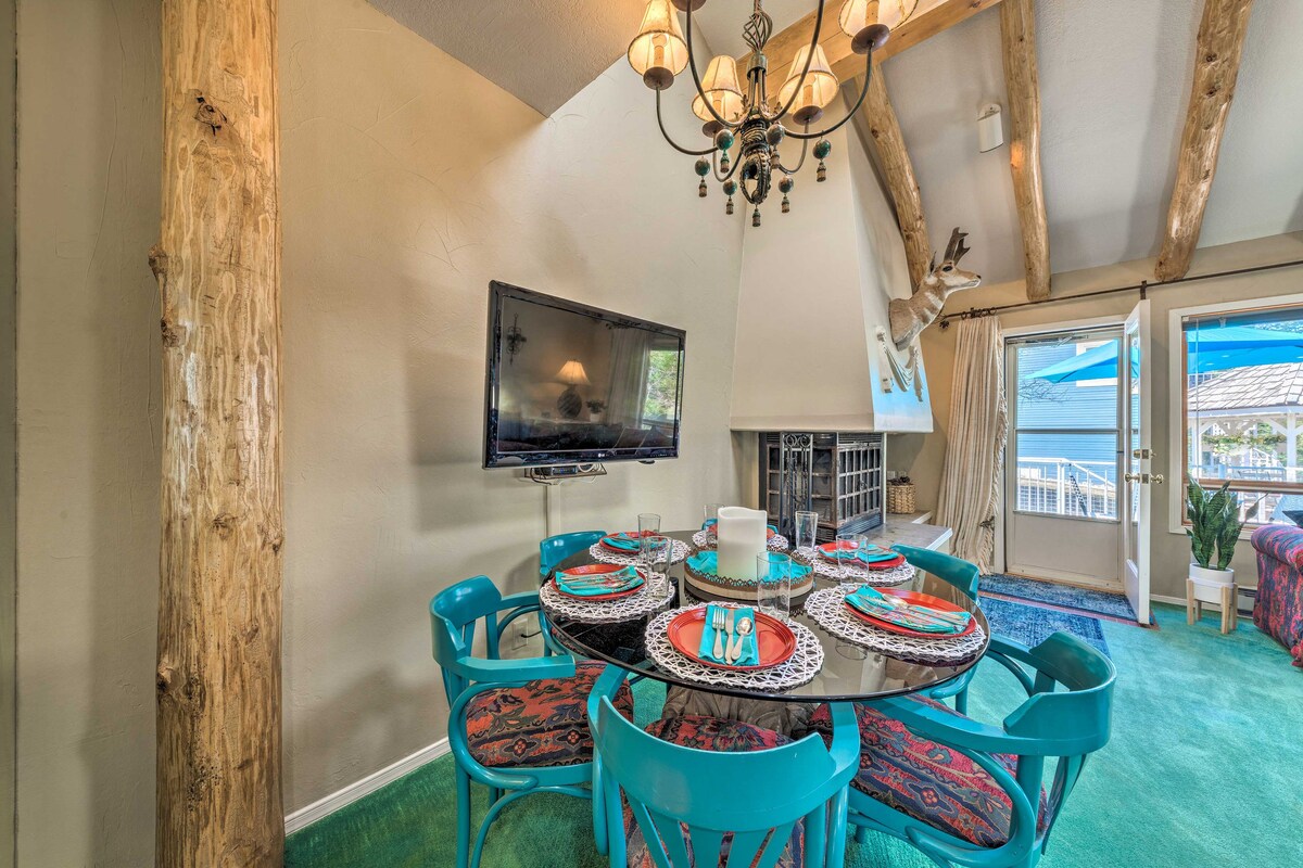 Eclectic Home w/ Deck: 4 Miles to Ski Cloudcroft!