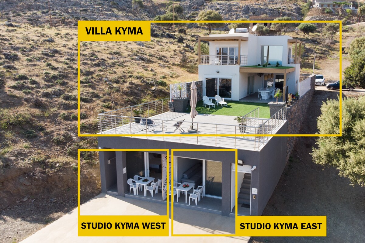 Beachfront Studio Kyma East ~ Crete's Hidden Gem