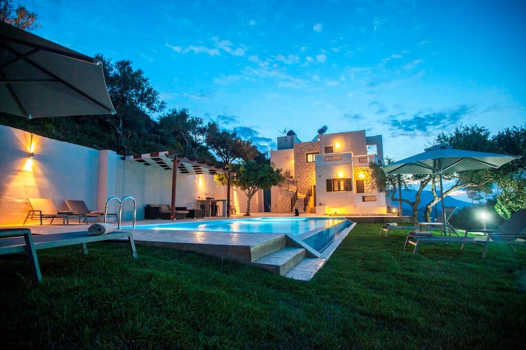 Villa Veghera -加入克里特岛、海景、私人泳池