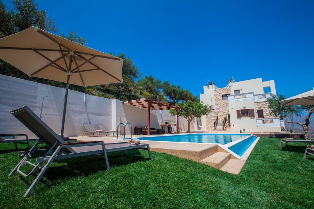 Villa Veghera -加入克里特岛、海景、私人泳池