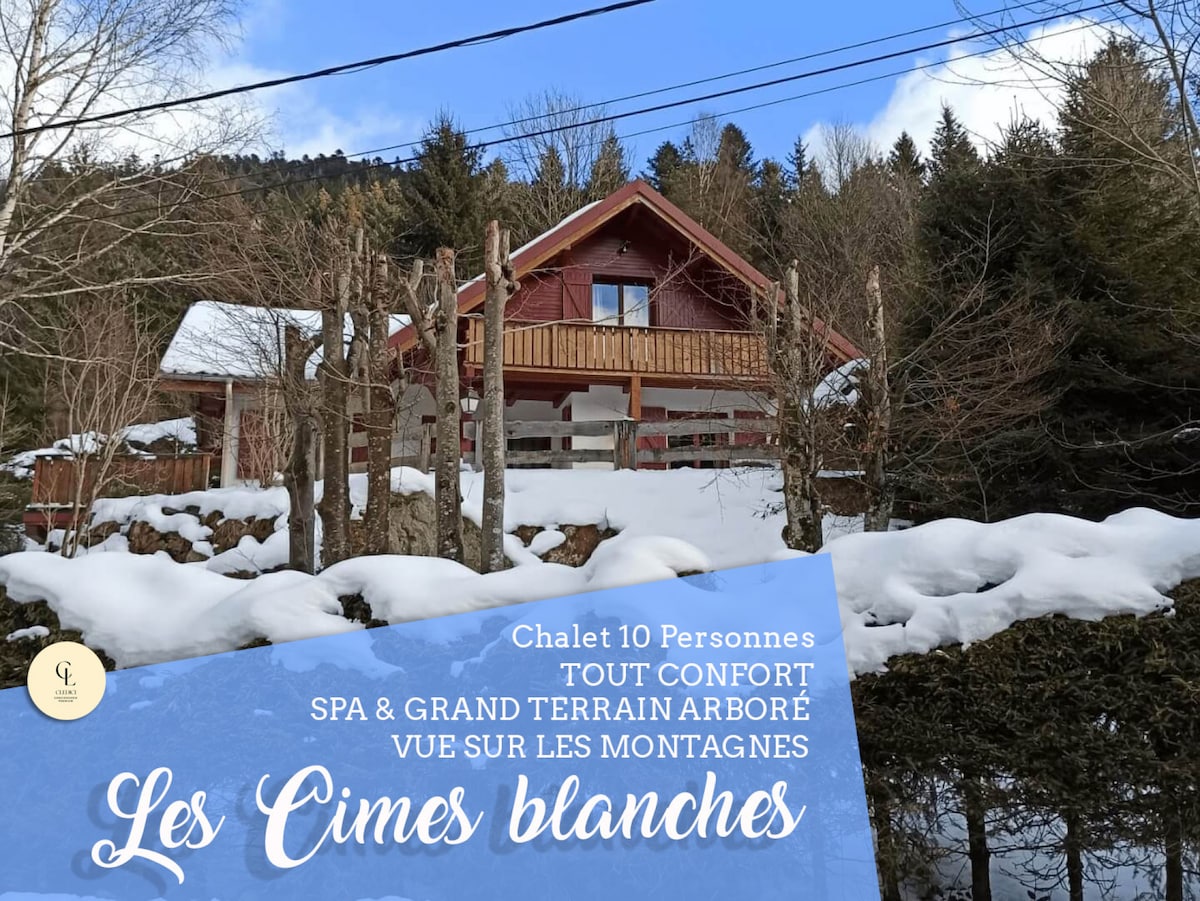 Les Cimes Blanches /10 pers / Jacuzzi & land!
