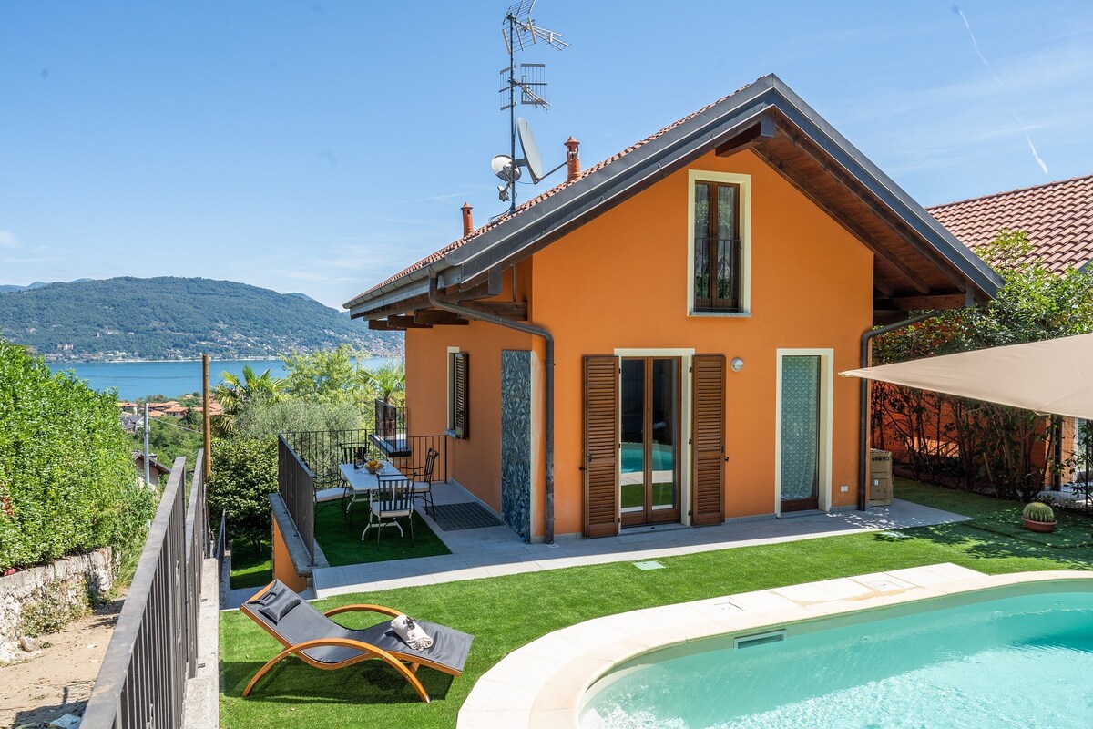 Palmito villa with pool in Baveno