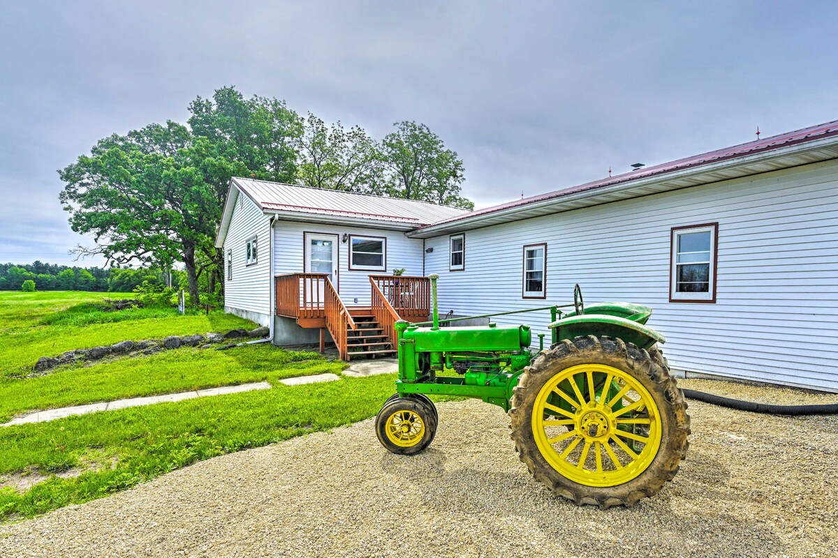 Stunning Wisconsin Retreat on Active Farm!