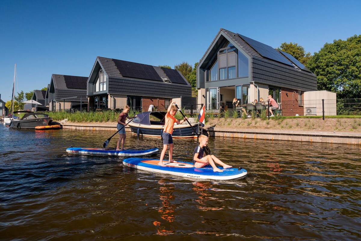 Luxurious detached water villa with jetty