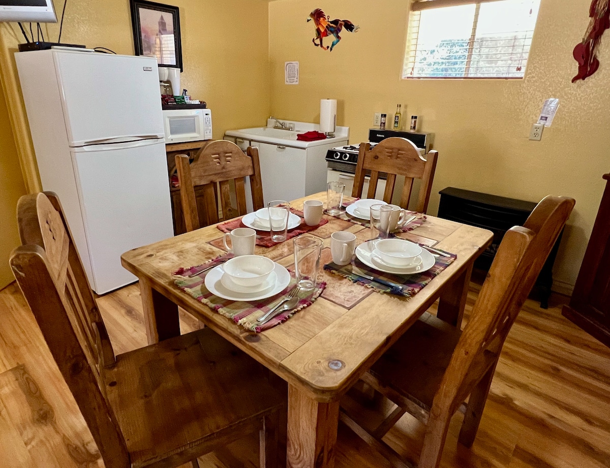 Kitchen Suite 6 at Lake Roberts Motel