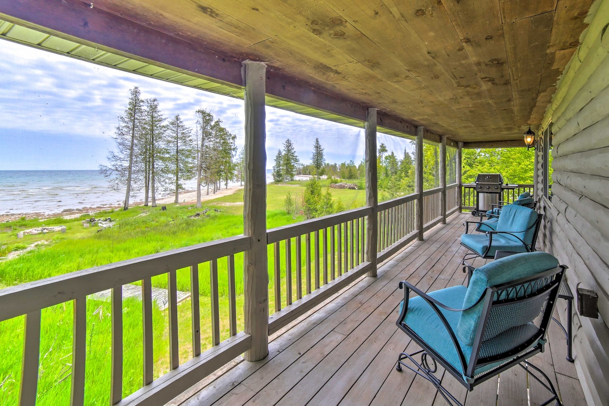 Secluded Lake Michigan Home: Private Fire Pit