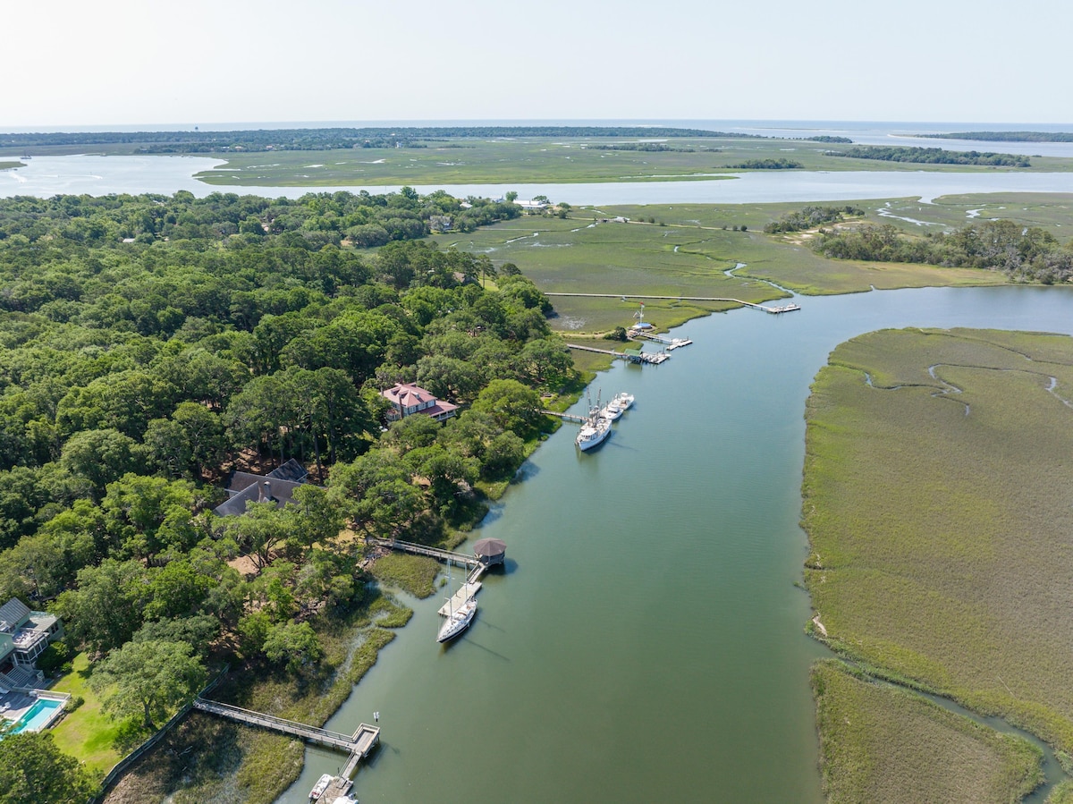 沃德马洛岛（ Wadmalaw Island ）河畔度假胜地