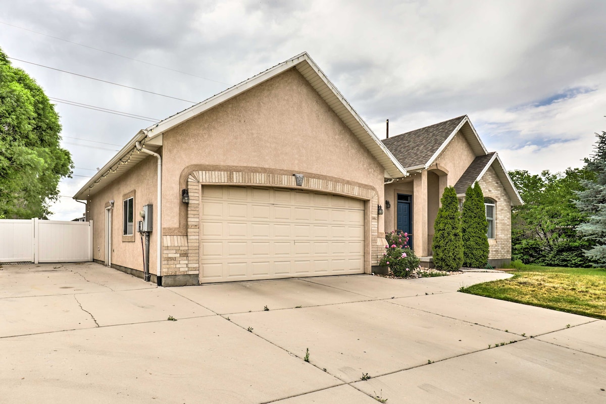 Cozy Orem Basement Apartment ~ 8 Mi to BYU!