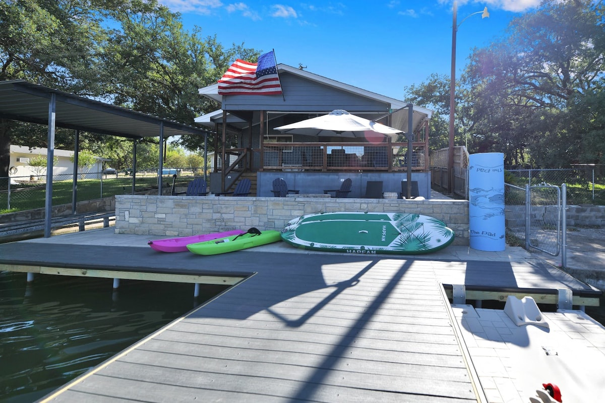 Turtle Cove - Two Homes, Boat Dock, & Fire Pit