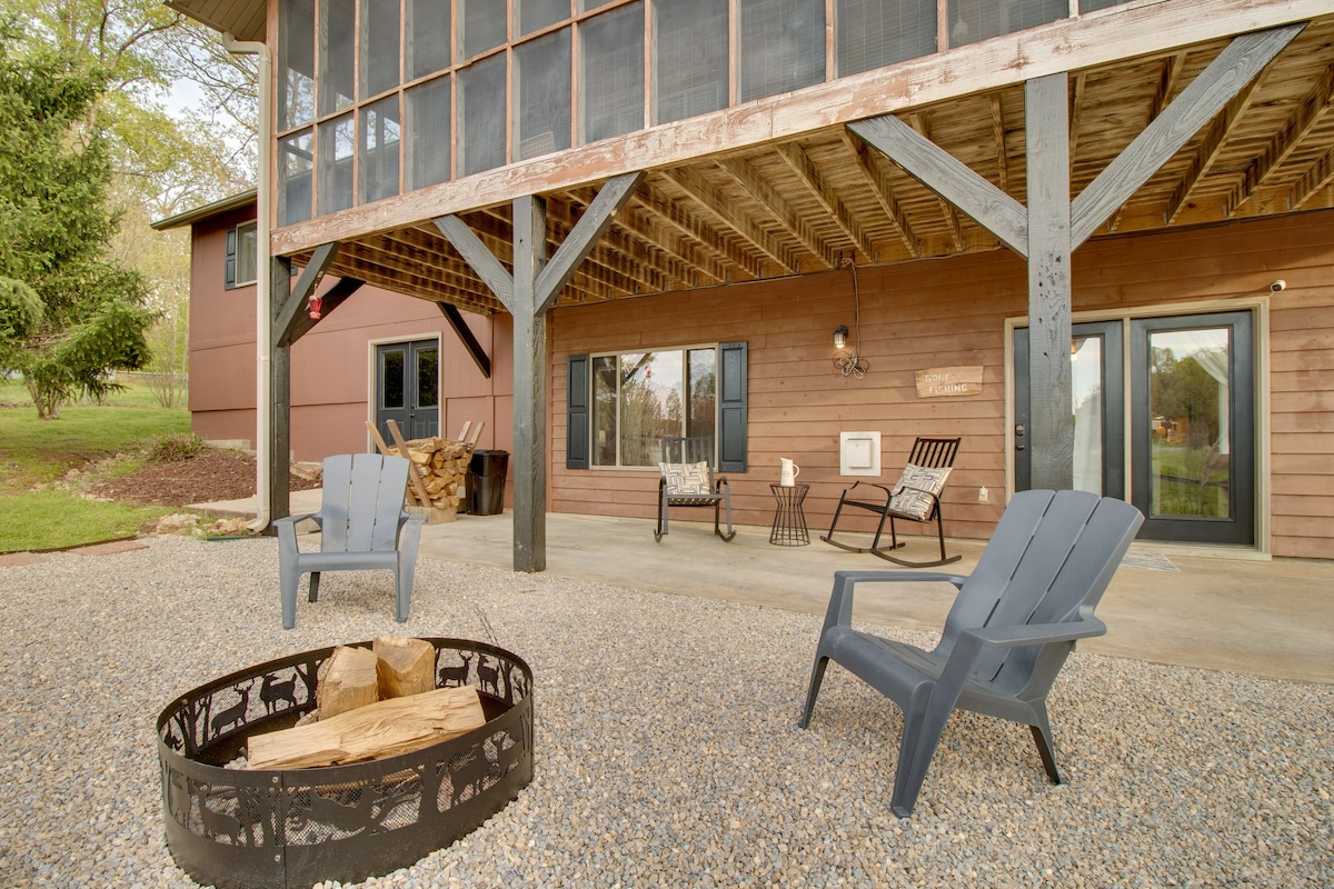 Waterfront Home Near Mark Twain National Forest