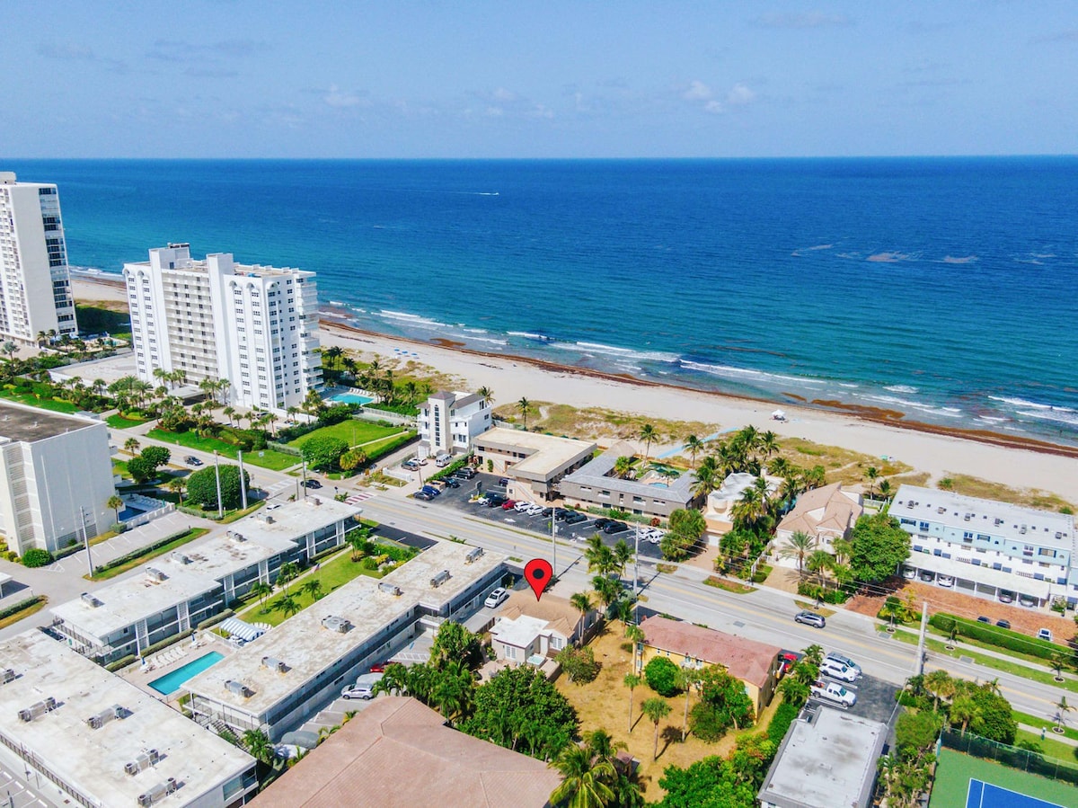 Sandy Beach Retreat Steps from Ocean W/ Hot Tub!