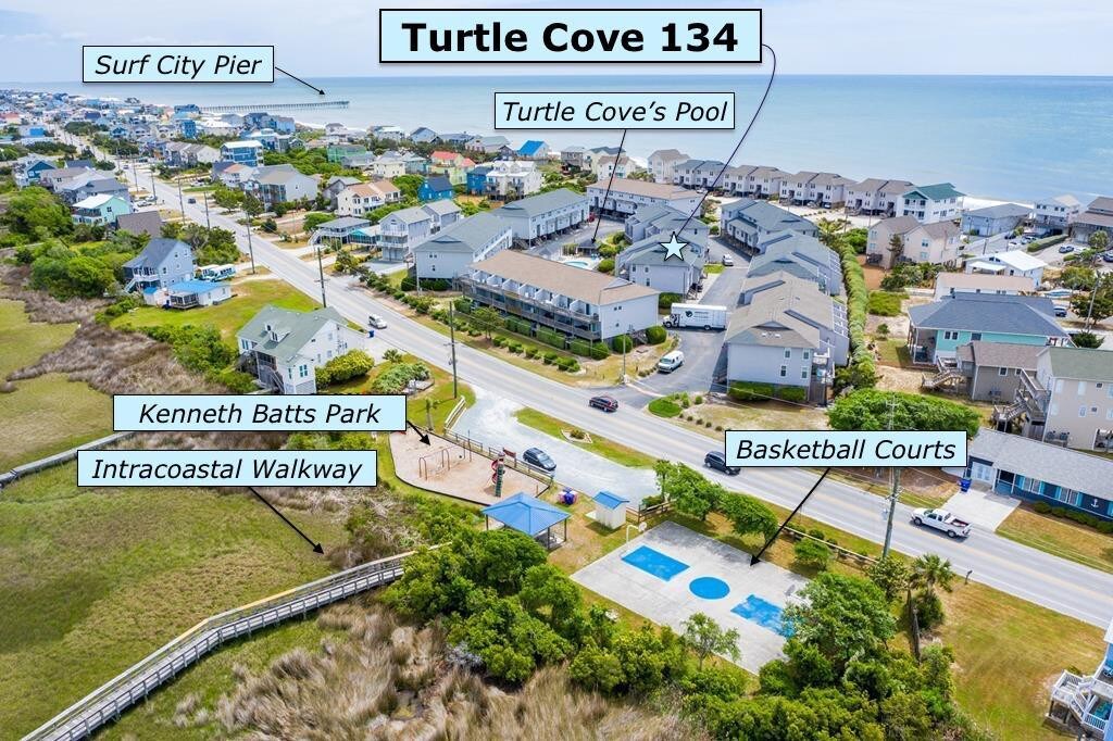 Turtle Cove 134 Community Pool with Beach Access