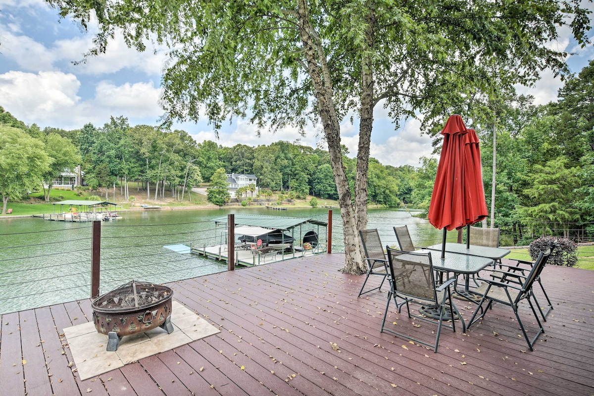 Waterfront Getaway w/ Fire Pit + Game Room!