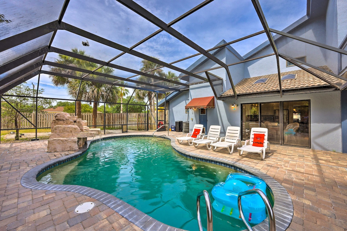 Lovely Palm Coast Retreat w/ Outdoor Kitchen