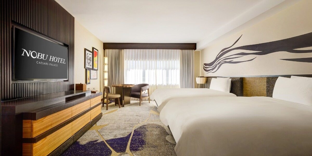 Two Queen Room at Nobu Hotel at Caesars Palace by Suiteness