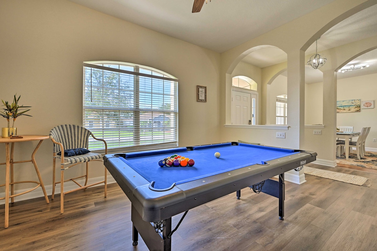 Modern Retreat w/ Screened Porch & Game Room!