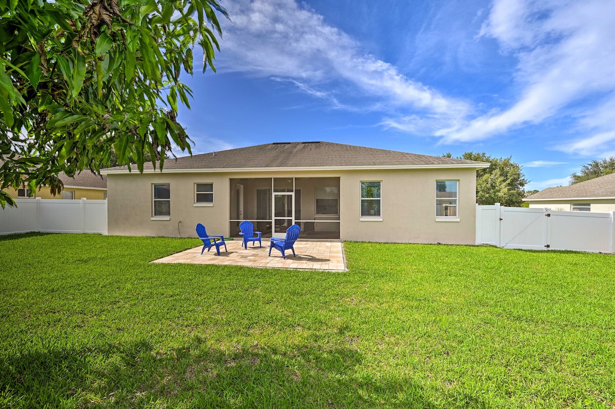 Modern Retreat w/ Screened Porch & Game Room!